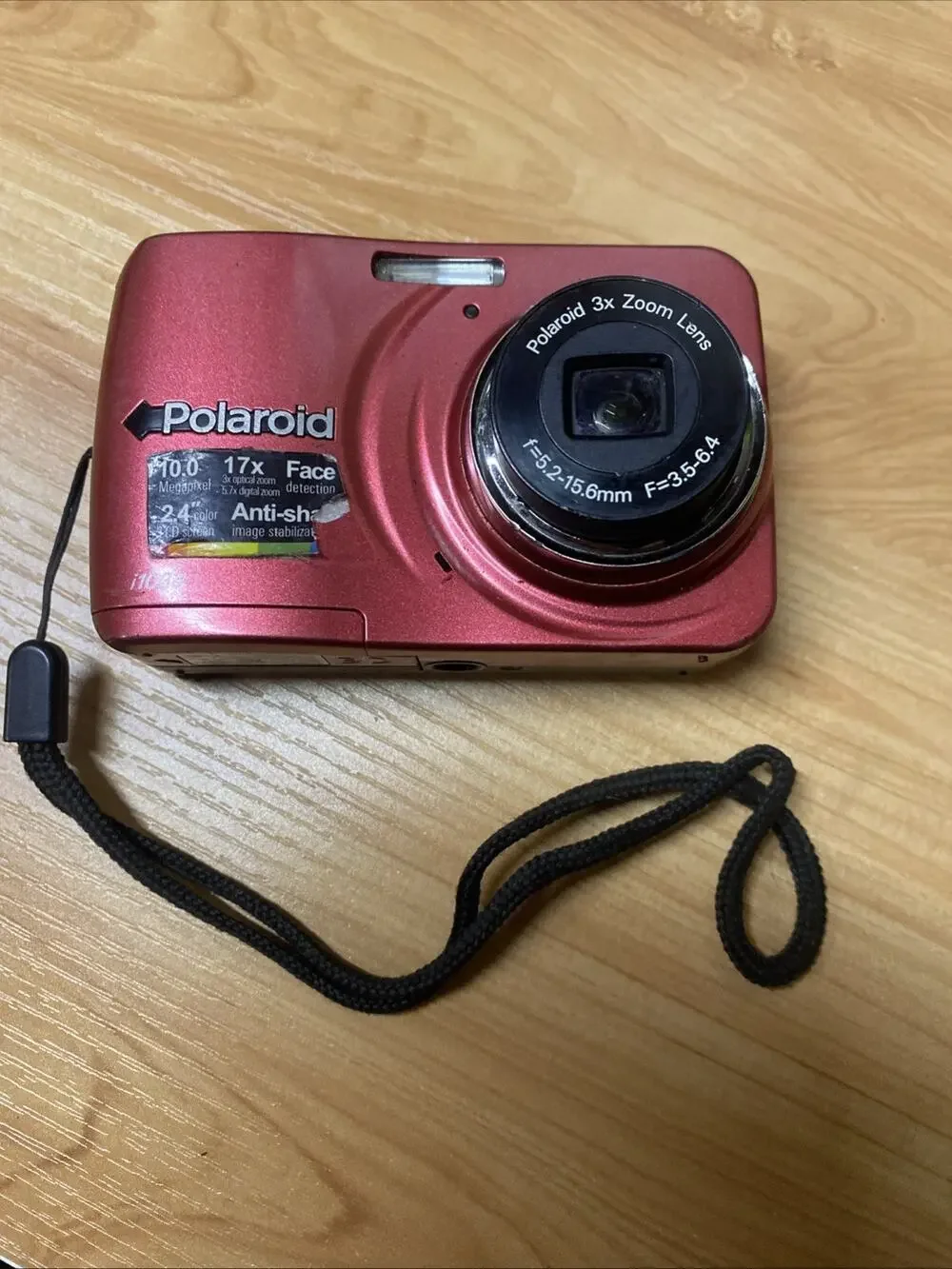 Polaroid i1038 Red Digital Camera 3x Zoom PARTS ONLY